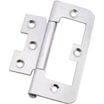 Steel Flush Cabinet Hinges - 75mm - Zinc Plated - Pair - EXCLUDING Screws - tradefit - 2