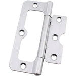 Fixed Pin Hurlinge Cabinet Hinge - 102mm - Zinc Plated - Pair - EXCLUDING Screws - tradefit - 2