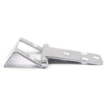 Steel Cranked Flush Cabinet Hinges - 50mm - Zinc Plated - Pair - EXCLUDING Screws - tradefit - 8