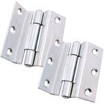 Rebated Cranked Stormproof Hinges 2.5