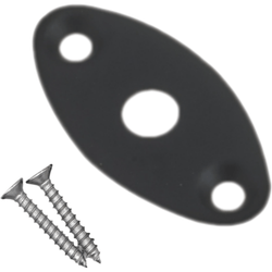 Rack Bolt Escutcheon - Black Coated - Pack Of 10 - tradefit