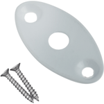 Rack Bolt Escutcheon - White Coated - Pack Of 10 - tradefit - 1