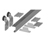 Top Hung Single Wardrobe Sliding Door System To Suit 600mm Opening - tradefit - 1