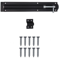 Tower Bolt - 250mm / 10 Inch - Black - tradefit