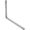 12X10 FLUTED ANGLE BRACKETS Galvanised 305x250mm - tradefit