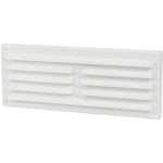 Louvre Grille Vent - White - 260 x 104mm - tradefit - 1