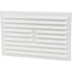 Louvre Grille Vent - White - 260 x 170mm - tradefit