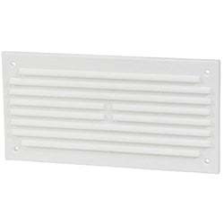 Louvre Grille Vent - White - 166 x 85mm - tradefit