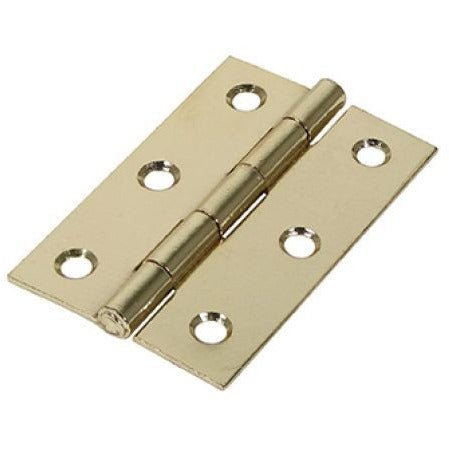 1838 Butt Hinge - 75 x 50mm - Electro Brass - tradefit - Featured Image