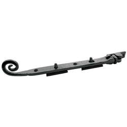 Curly Tail Casement Stay - 200mm - Black Antique - tradefit