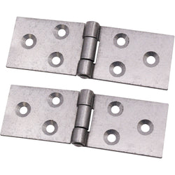 Steel Backflap Cabinet Hinges - 25mm - Self Colour - Pair - EXCLUDING Screws - tradefit