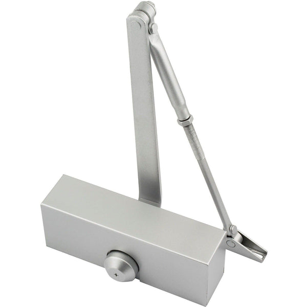 Overhead Fire Door Closer Reversible Push or Pull Side - Power Size 3 - Silver Cover - tradefit - Featured Image
