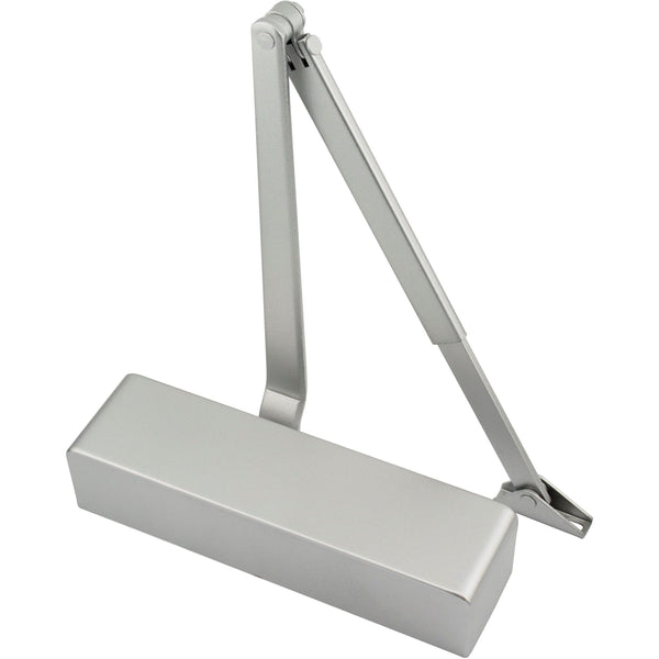 Universal Overhead Fire Door Closer Dual Handed Push or Pull Side DA + BC – Power Size 2 - 4 – Silver - tradefit - Featured Image