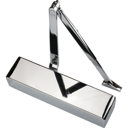 Fire Door Closer - Power Size 3 - 6 - Polished Chrome - tradefit