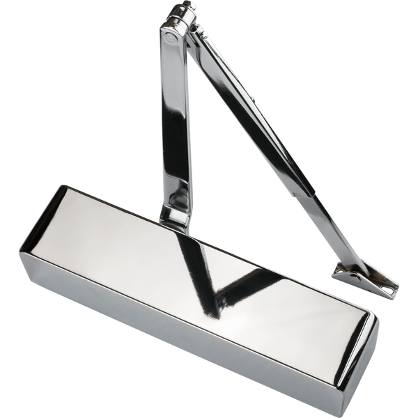 Fire Door Closer - Power Size 3 - 6 - Polished Chrome - tradefit - Featured Image