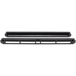 Trickle Window Slot Vent Set Inside & Out - 300mm - 2328mm²EA - Black - Pack of 50 - tradefit