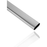 Wardrobe Rail Oval Tube - 30x600mm - Polished Chrome - tradefit - 1