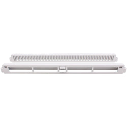 Trickle Window Slot Vent Set Inside & Out - 300mm - 2328mm²EA - White - Pack of 50 - tradefit