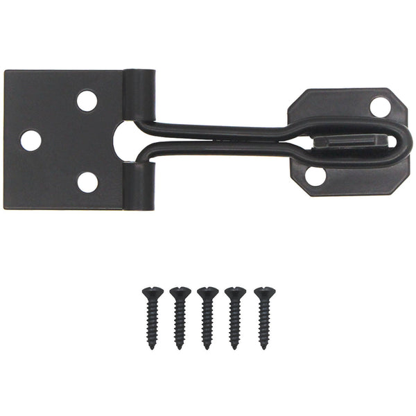 Wire Pattern Hasp & Staple - 4 inch - Black - tradefit - Featured Image