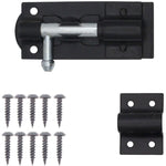 Tower Bolt - 90 mm / 3 Inch - Black - tradefit - 1