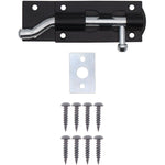 Necked Tower Bolt - 4 Inch / 100 mm - Black - tradefit - 1