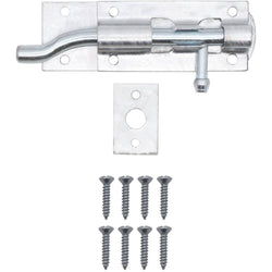 Necked Tower Bolt - 4 Inch / 100 mm - Galvanised - tradefit