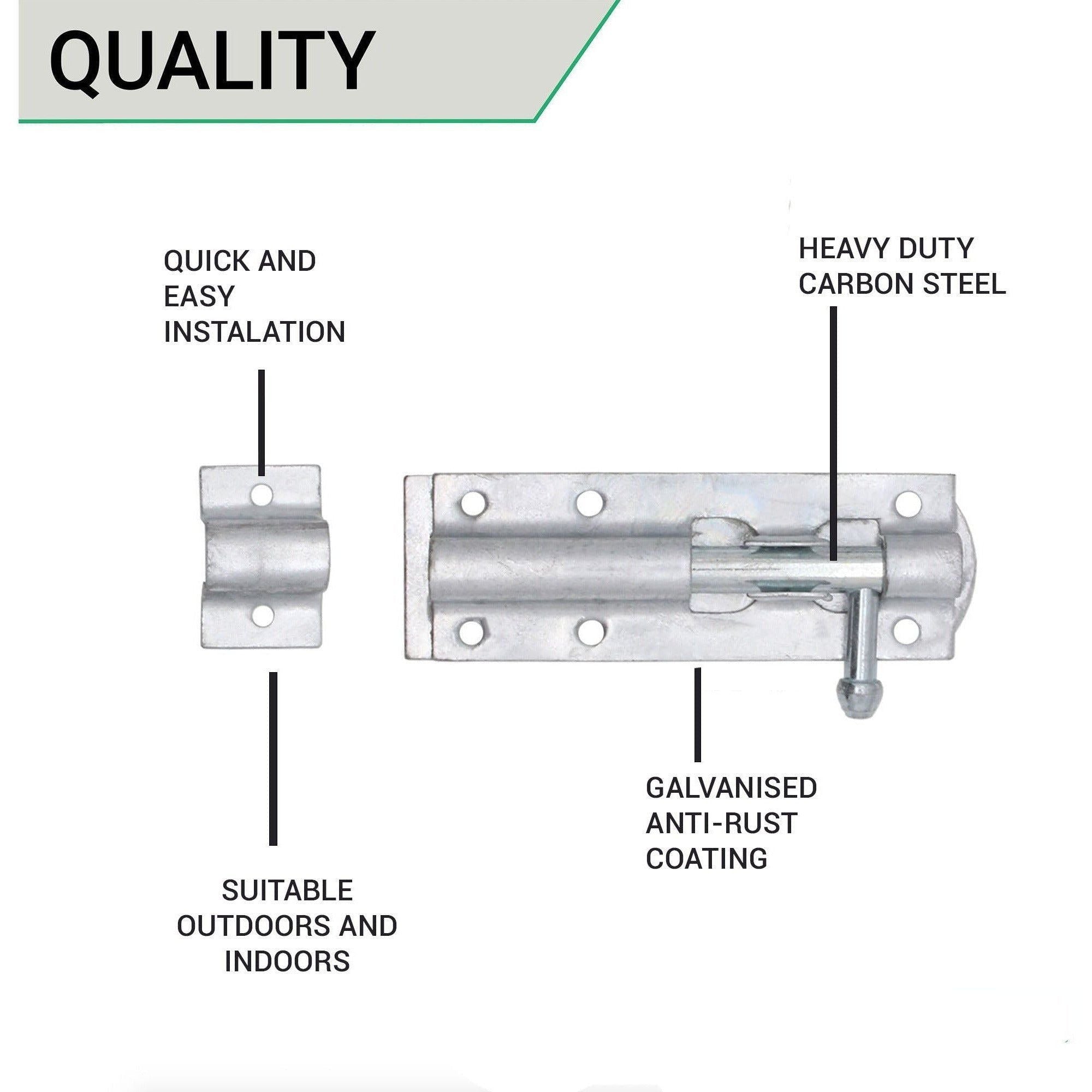 507 'D' Staple To Drive 100mm / 4inch - Galvanised - Foto 12