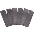 Intumescent Hinge Pads - Graphite - Pack of 6 - 100 x 31 x 0.8mm Radius - Suit 102 x 76mm Hinge