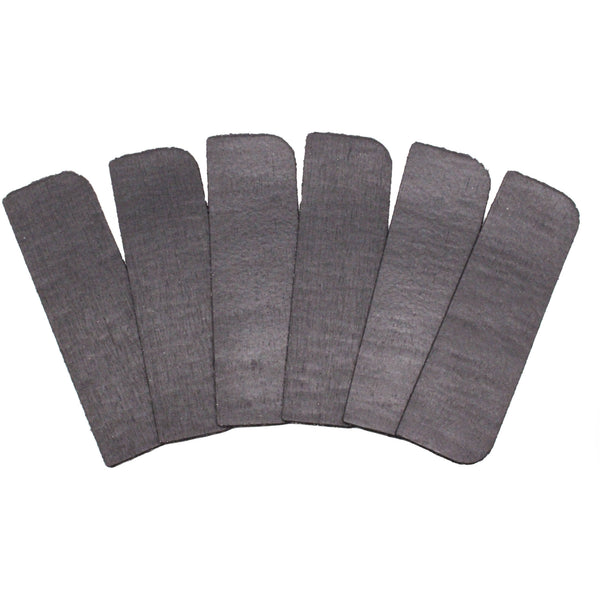 Intumescent Hinge Pads - Graphite - Pack of 6 - 100 x 31 x 0.8mm Radius - Suit 102 x 76mm Hinge - tradefit - Featured Image