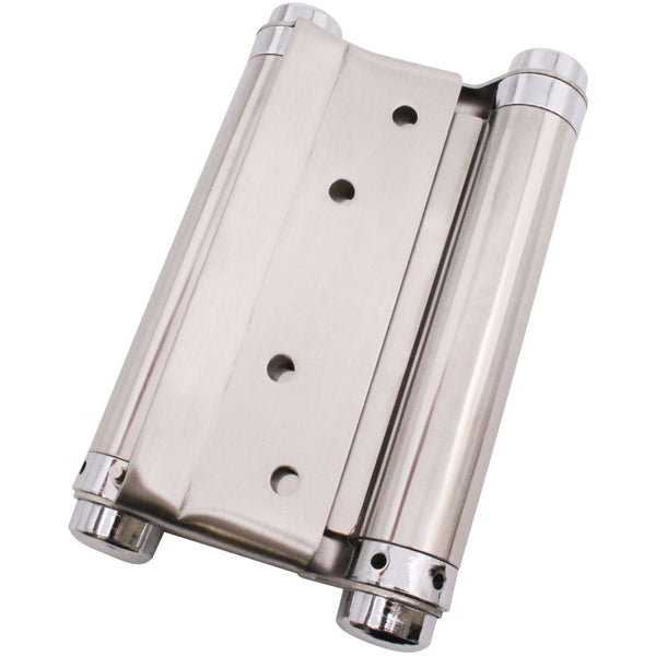 Double Action Spring Hinges 5" Stainless Steel 127mm Satin Pair