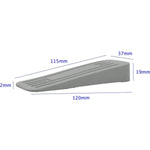 Grey Rubber Door Wedge - Pack of 5 - tradefit - 2