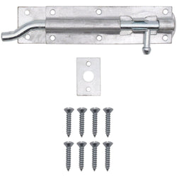 Necked Tower Bolt - 6" / 150 mm - Galvanised - tradefit