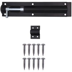 Tower Bolt - 215mm / 8 Inch - Black - tradefit