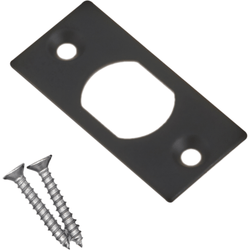 Rack Bolt Keep / Strike - Black Coated - Pack Of 10 - tradefit
