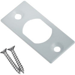 Rack Bolt Keep / Strike - White - Pack Of 10 - tradefit