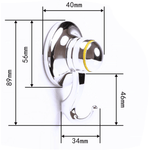 Suction Hook - 3kg Weight Capacity - Polished Chrome - tradefit - 2