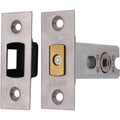 2.5 inch/64mm Tubular Deadbolt Bolt Through Fire Rated - 44mm Backset - Satin Stainless Steel - tradefit
