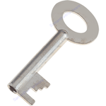 FB11 Fire Brigade Padlock Key - Zinc Plated - Pack 1 Key - tradefit - 1