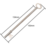 FB1 Fire Brigade Deadlock Long Key - Zinc Plated - Pack of 1 - tradefit - 2
