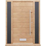Guardsman Entrance Offset Pull Handles - Back to Back Fix - 1200 x 32mm 1000mm c/c - 316 Satin Stainless Steel - tradefit - 6