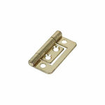Flush Hinge - 38 x 28mm - Electro Brass - tradefit - 1