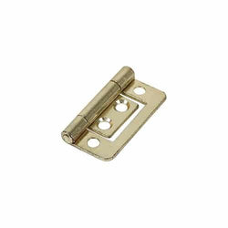 Flush Hinge - 38 x 28mm - Electro Brass - tradefit