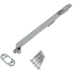 Lever Action Flush Bolt - 300 x 20mm - Radius - SUS304 - Satin Stainless - tradefit - 1