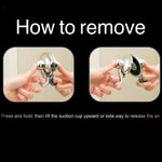 Suction Hook - 3kg Weight Capacity - Polished Chrome - tradefit - 5