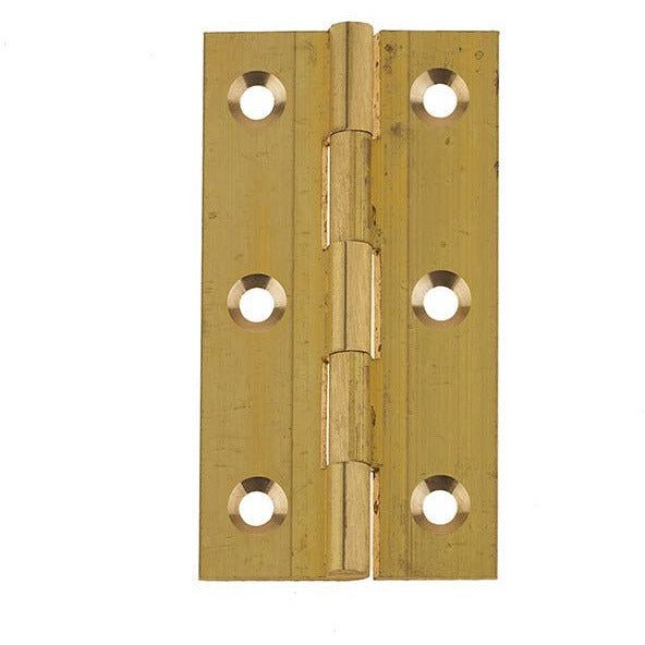 Solid Drawn Hinge - 76x42x1.5mm - Polished Brass - tradefit - Featured Image