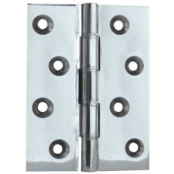 Double Phosphor Bronze Washered Hinge - 102x67x2.5mm - Polished Chrome - tradefit - Featured Image