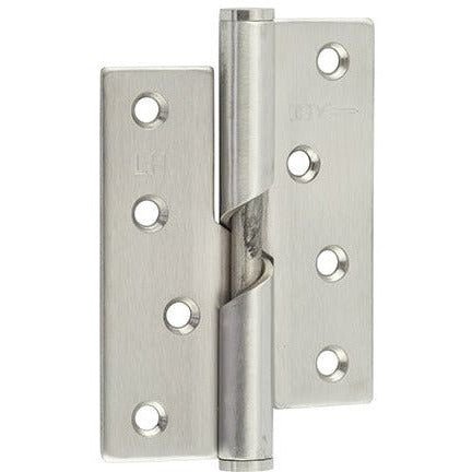 Rising Butt Hinge Left Hand - 102x76x3mm - Satin Stainless Steel - tradefit - Featured Image