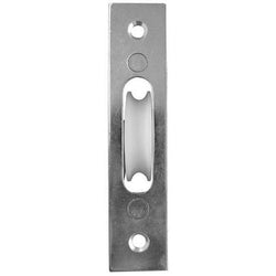 Sash Pulley Nylon 40mm Roller - 118x26mm - Zinc Plated - tradefit