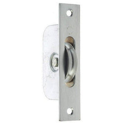 Sash Pulley 40mm Roller - 118x26mm - Satin Chrome - tradefit