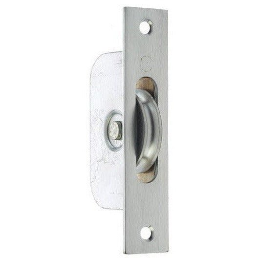 Sash Pulley 40mm Roller - 118x26mm - Satin Chrome - tradefit - Featured Image